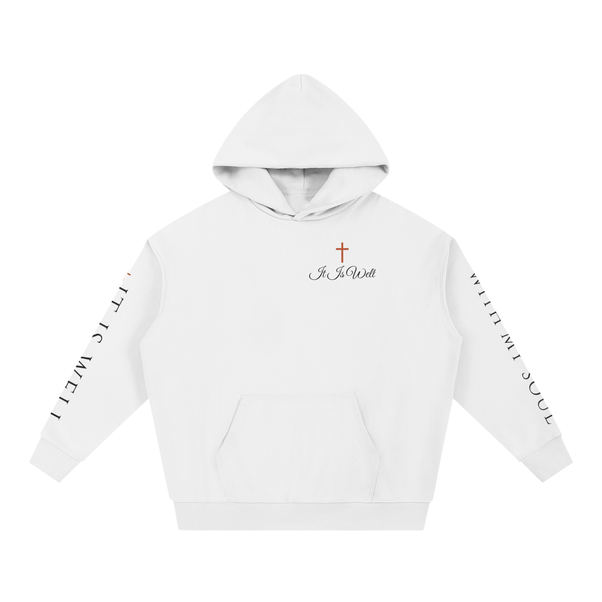 It Is Well With My Soul Hoodie | Vintage Hymn Wildflower Sweatshirt, Christian Botanical Faith Hoodie Gift