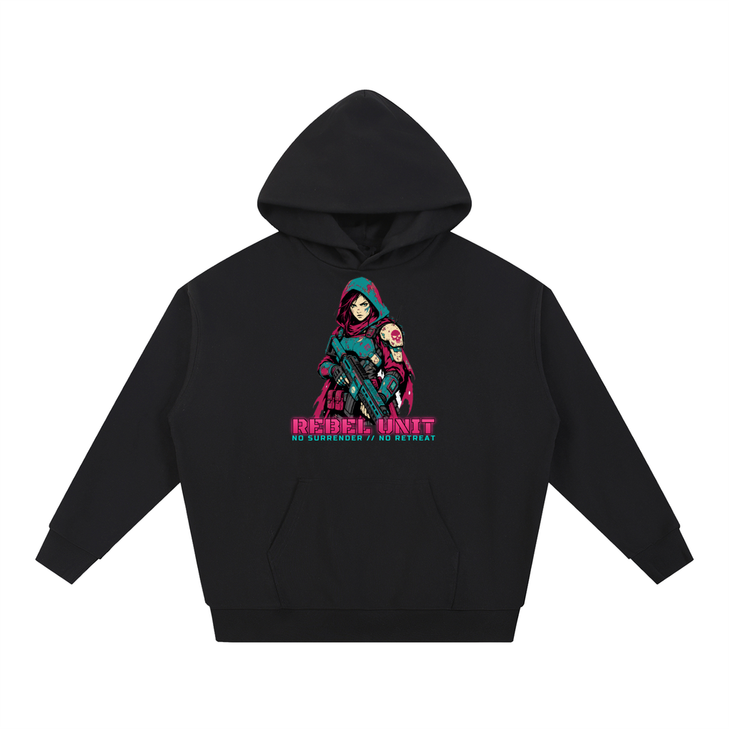 Rebel Unit Hoodie | Anime Rebel Soldier Sci-Fi Graphic Hoodie