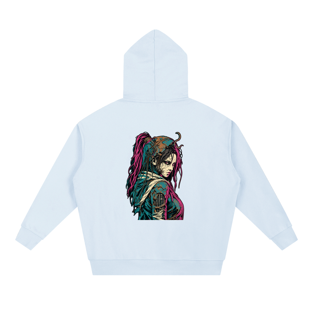 WASTELAND WARRIOR 01 | Dark Sci-Fi Heavyweight Hoodie