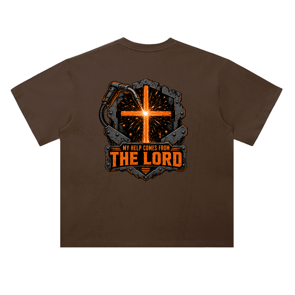Heavyweight Drop Shoulder Cotton T-Shirt