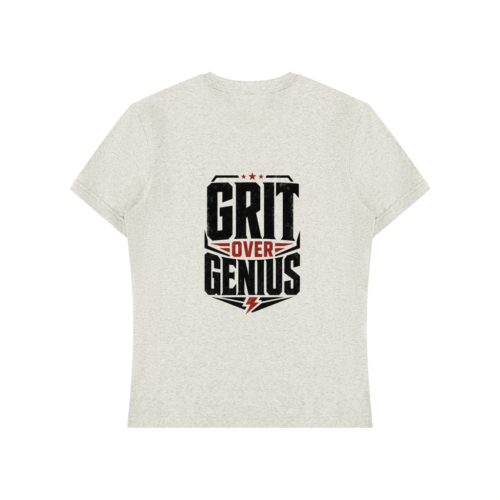 grit over genius Unisex Heavyweight Slim Fit T-Shirt