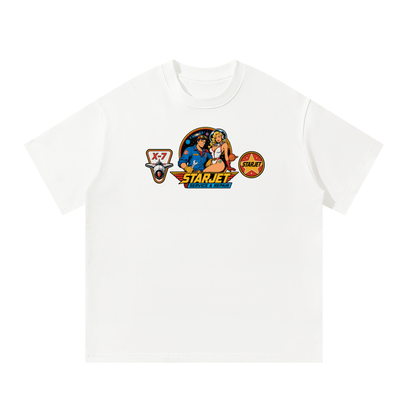 STARJET MECHANIC | Sci-Fi Oversized Tee