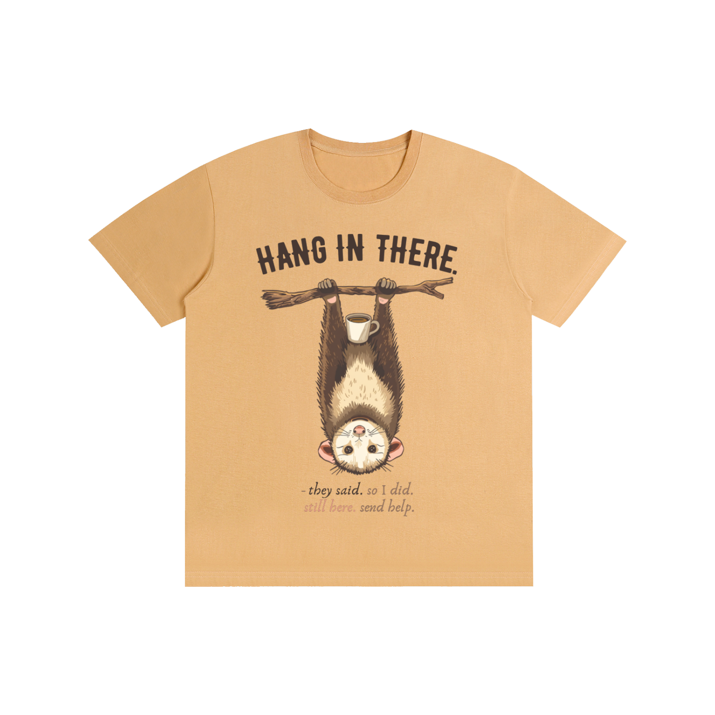 Hang in There | Cute Sloth Coffee T-Shirt