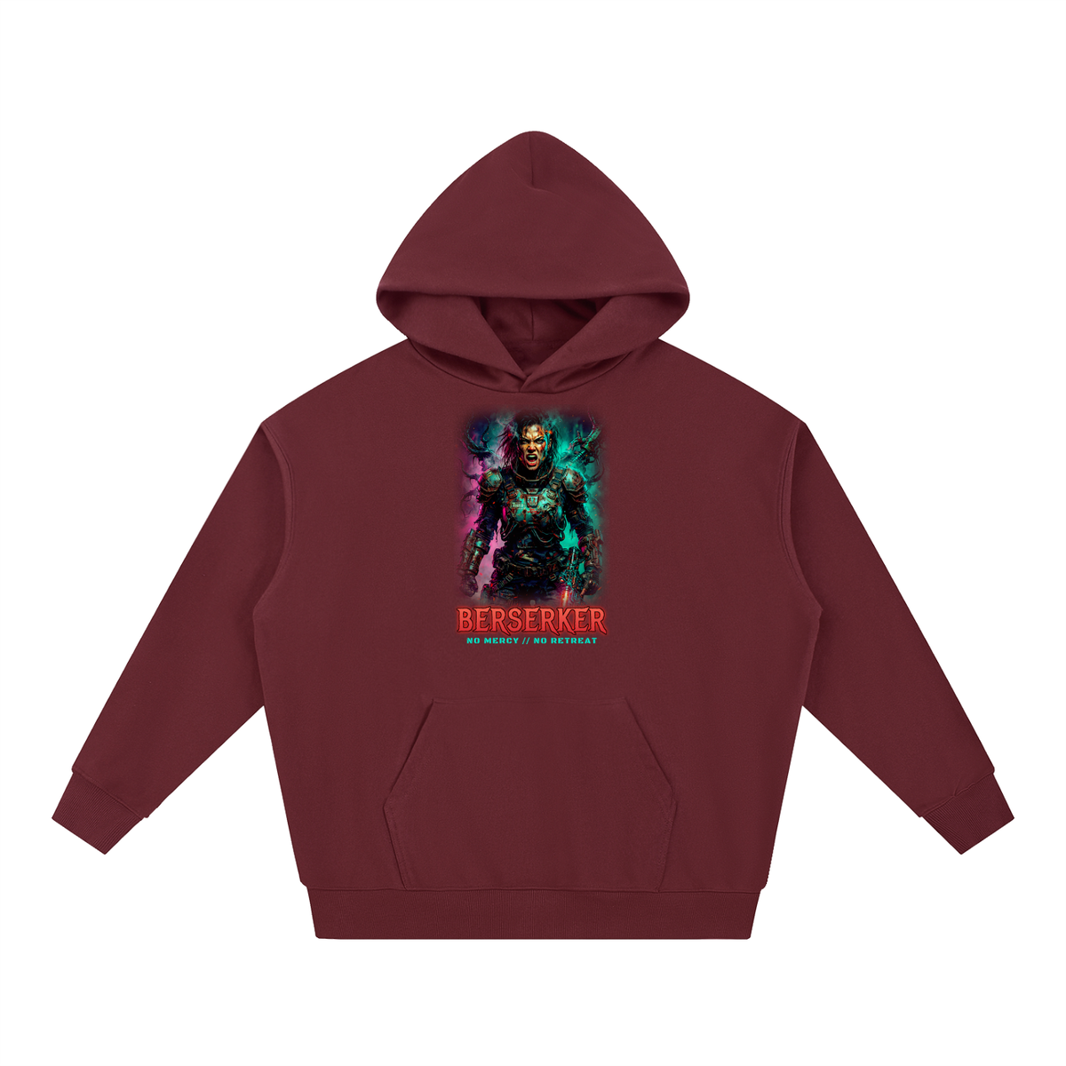 Berserker Hoodie | Cyber Berserker Sci-Fi Graphic Hoodie
