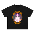 Allergic to People | Funny Cat Introvert Heavyweight T-Shirt