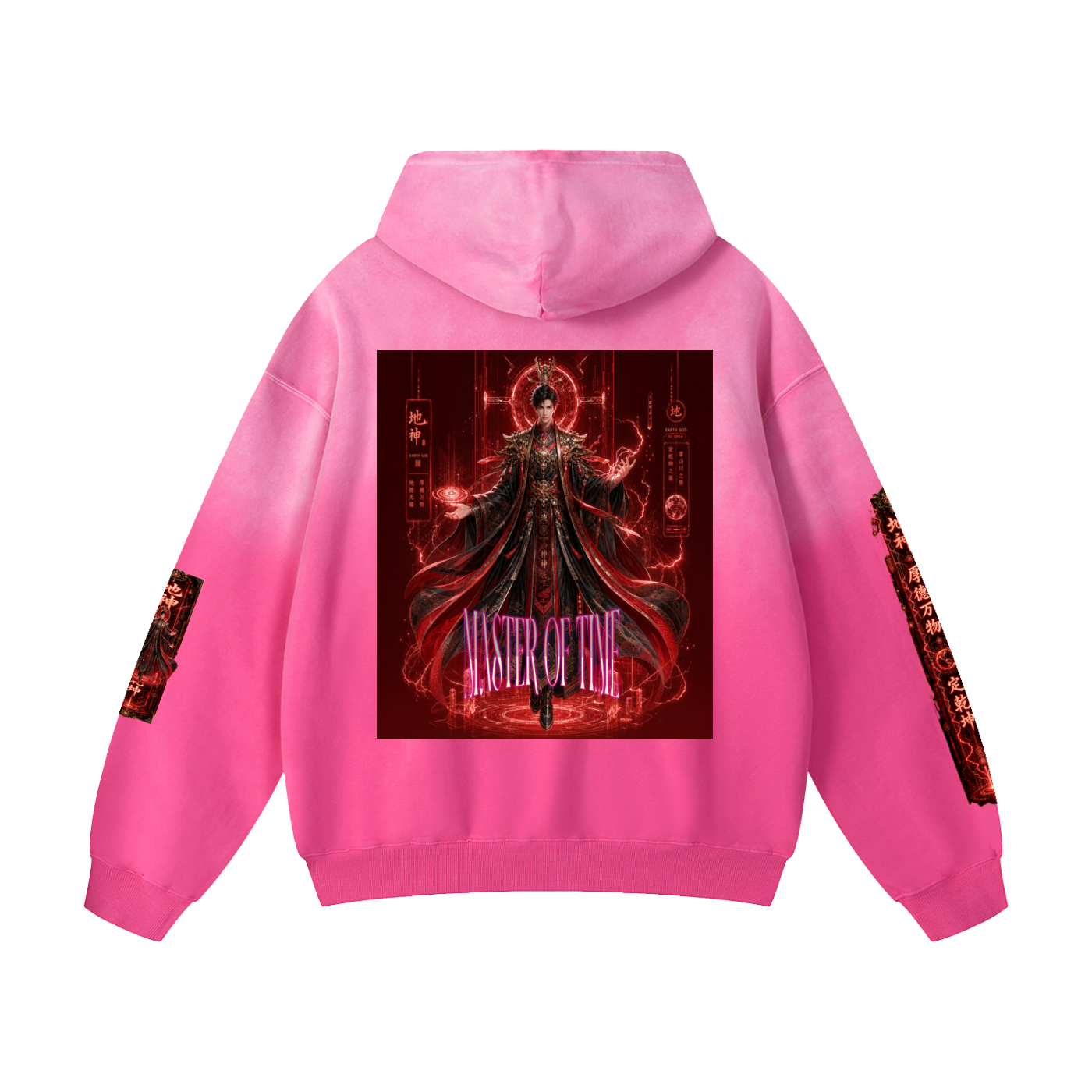 MASTER OF TIME Heavyweight Sunfade Oversized Hoodie