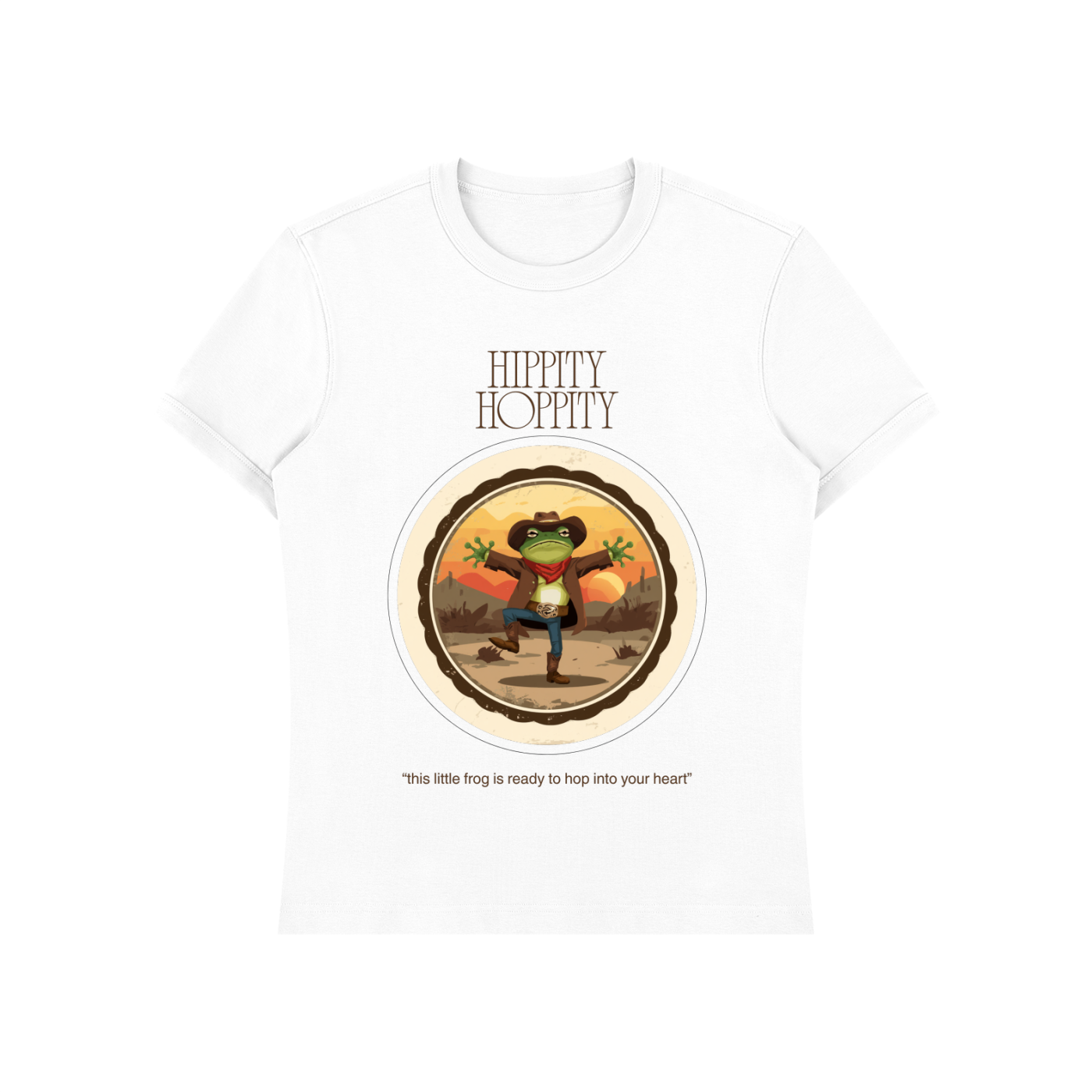 COWBOY FROG Unisex Heavyweight Slim Fit T-Shirt