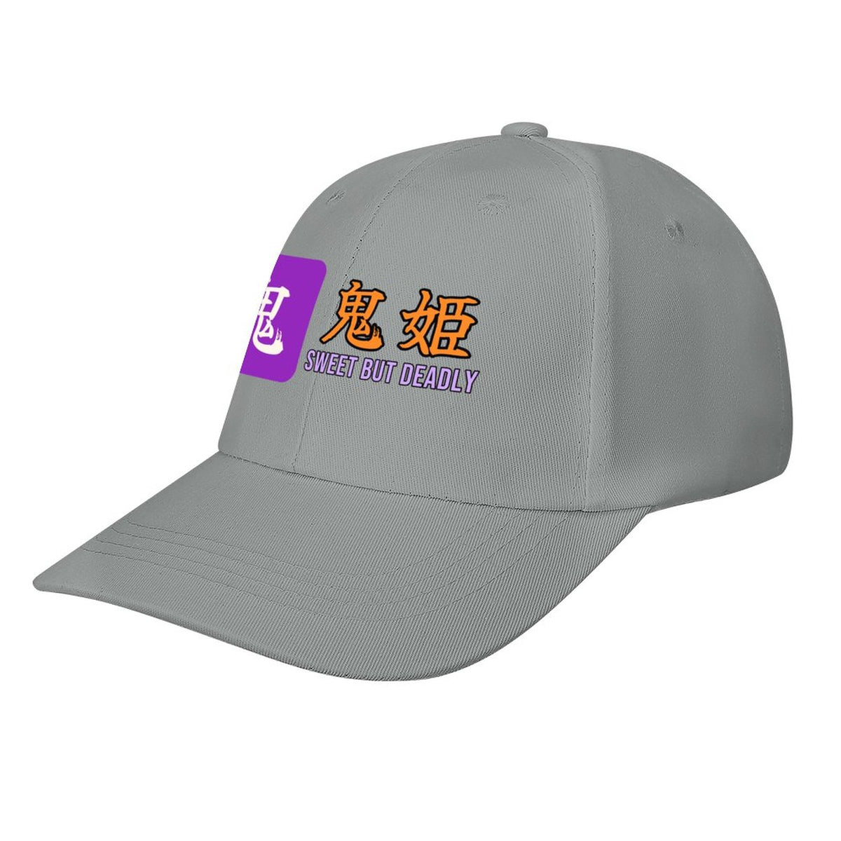 Sweet But Deadly Samurai Cap | Oni-Hime Demon Princess Kanji Baseball Hat, Japanese Streetwear Dad Hat