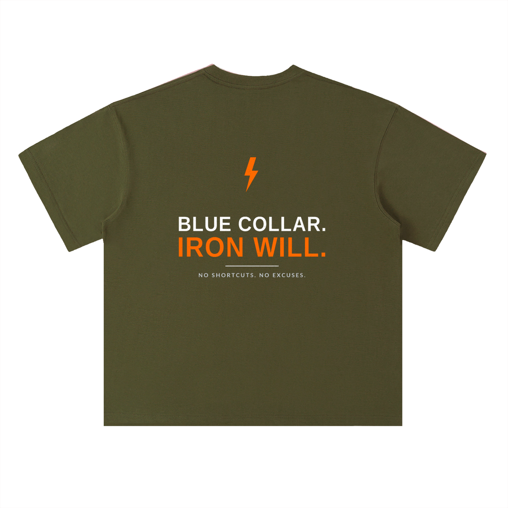 Heavyweight Drop Shoulder Cotton T-Shirt