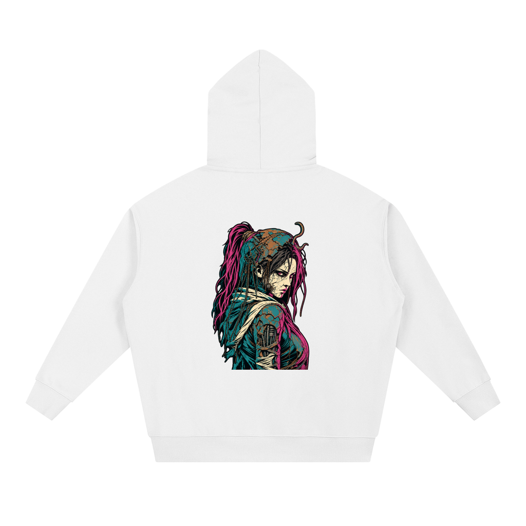 WASTELAND WARRIOR 01 | Dark Sci-Fi Heavyweight Hoodie
