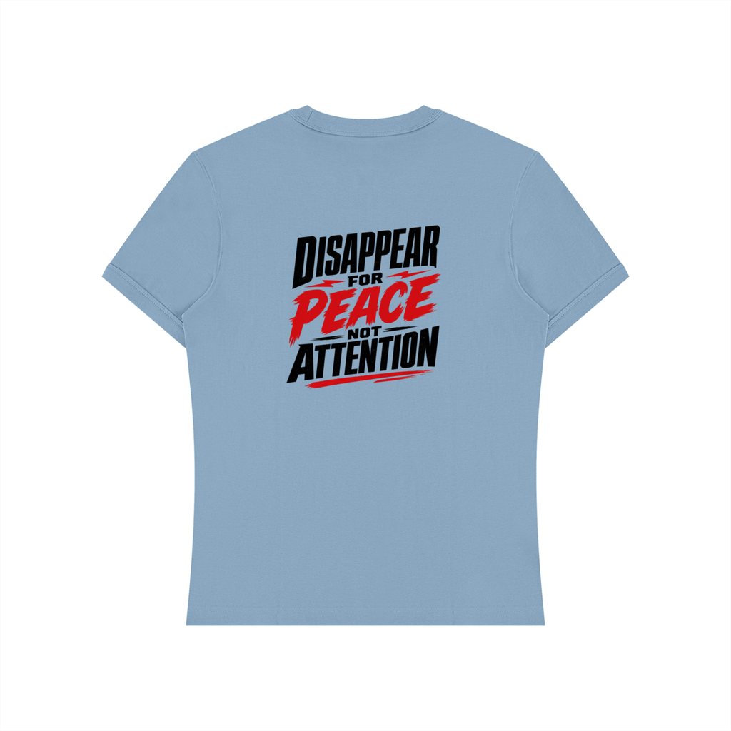MOTIVATIONAL DISAPEAR. Unisex Heavyweight Slim Fit T-Shirt