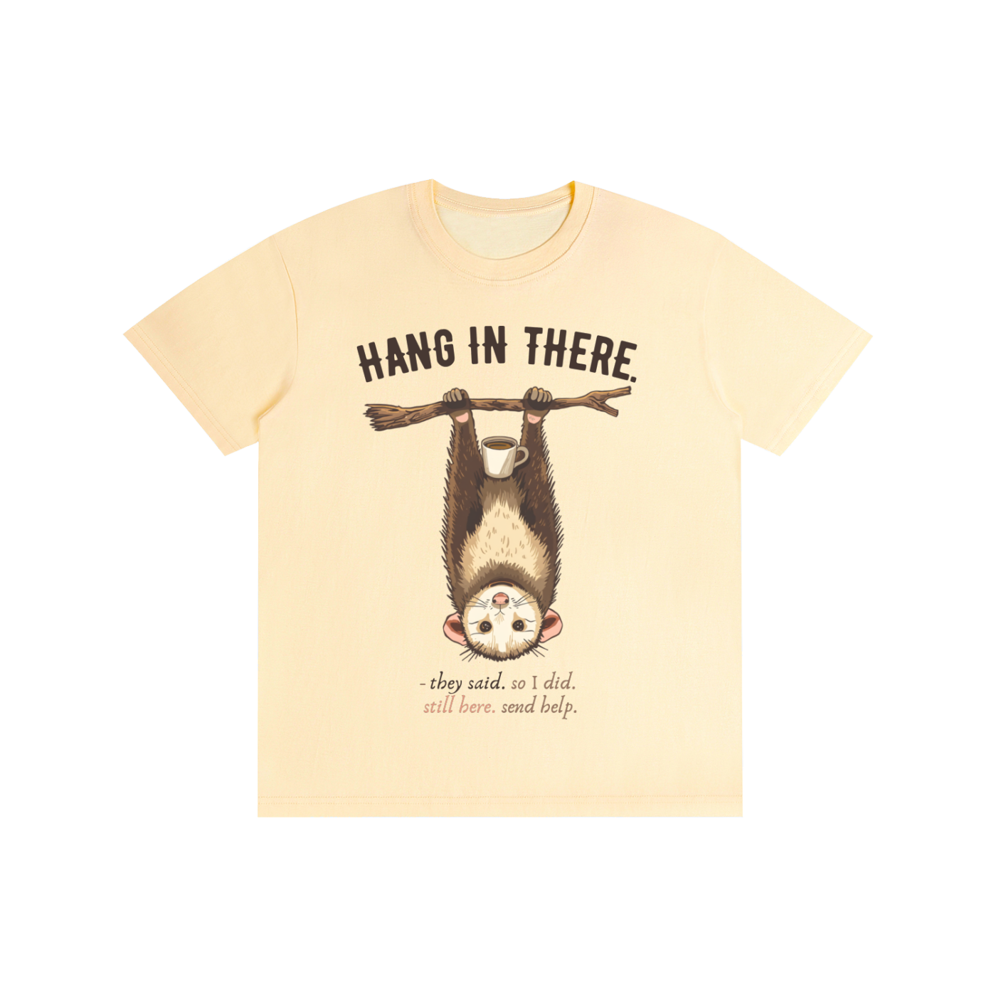 Hang in There | Cute Sloth Coffee T-Shirt