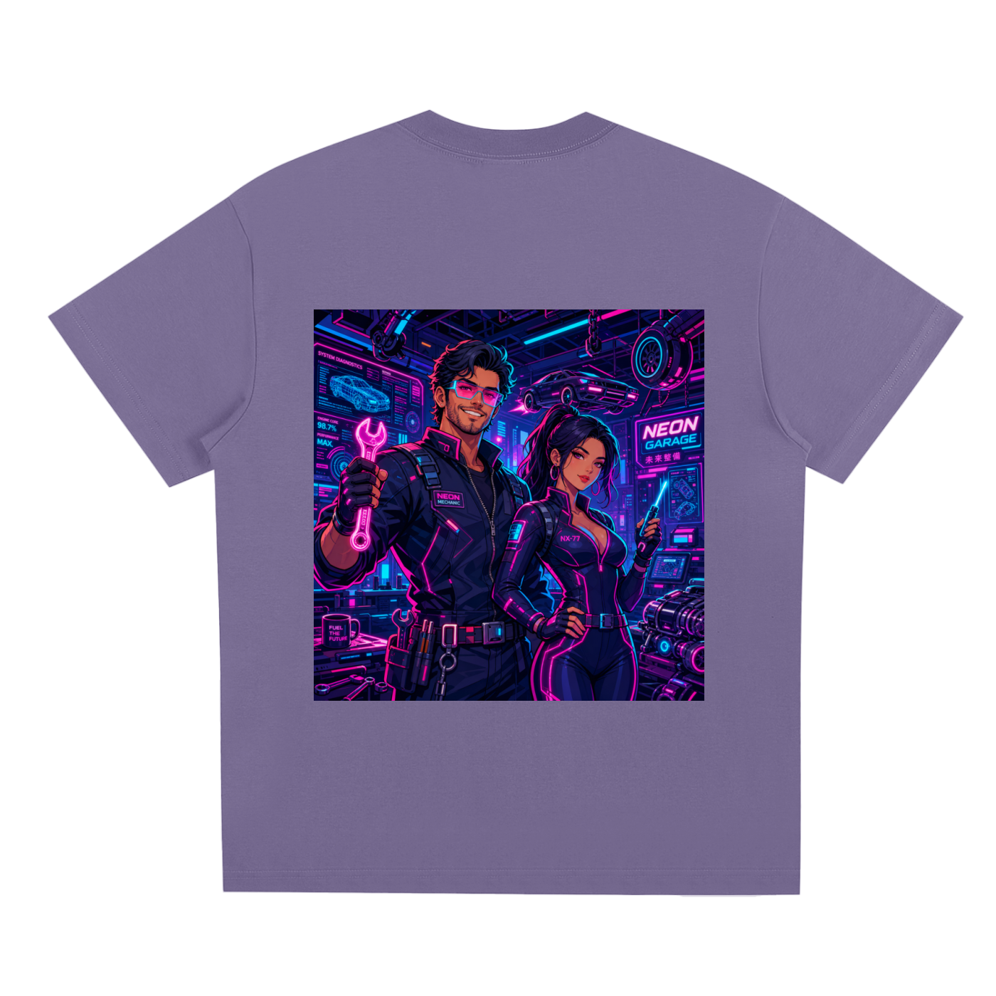 FUTURE MECHANIC | Sci-Fi Quick-Dry Cooling Tee