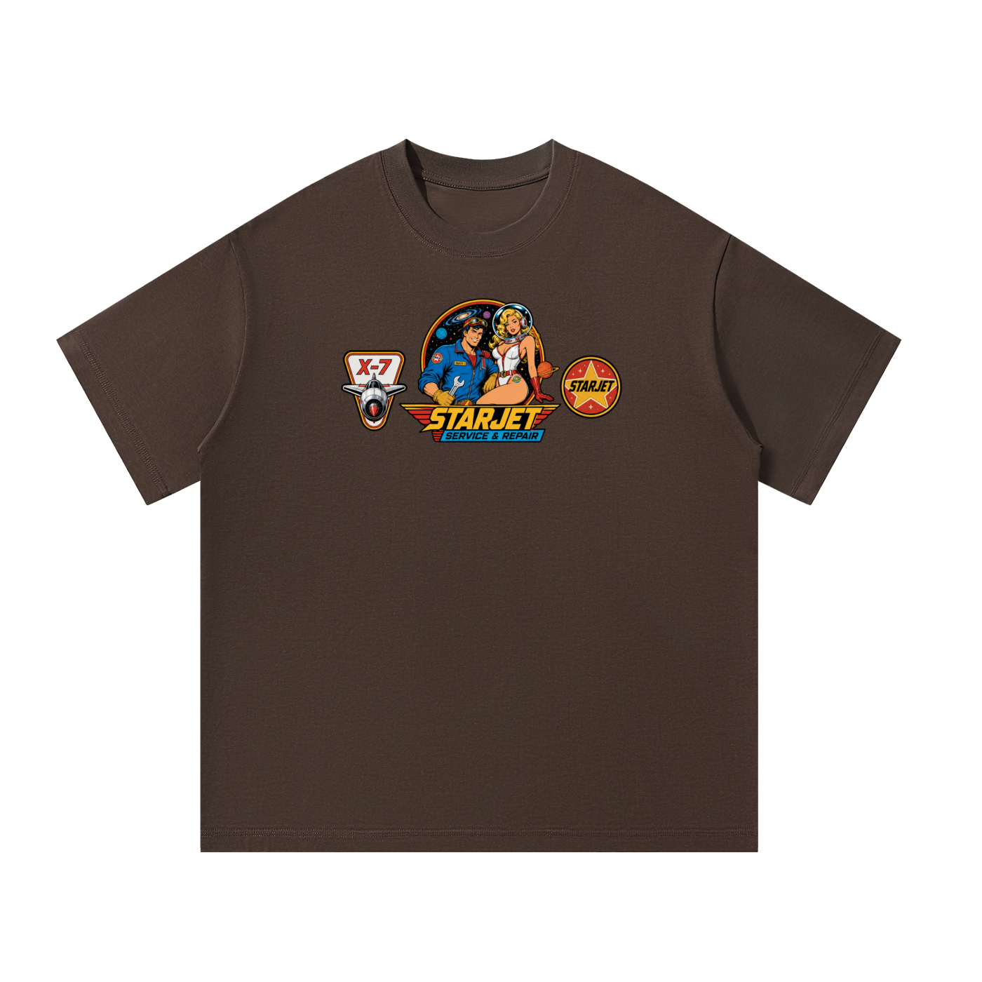 STARJET MECHANIC | Sci-Fi Oversized Tee