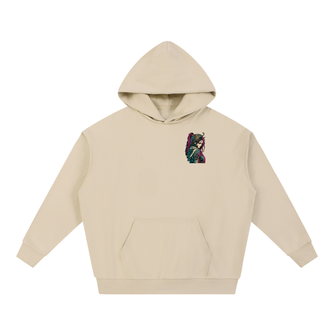 WASTELAND WARRIOR 01 | Dark Sci-Fi Heavyweight Hoodie