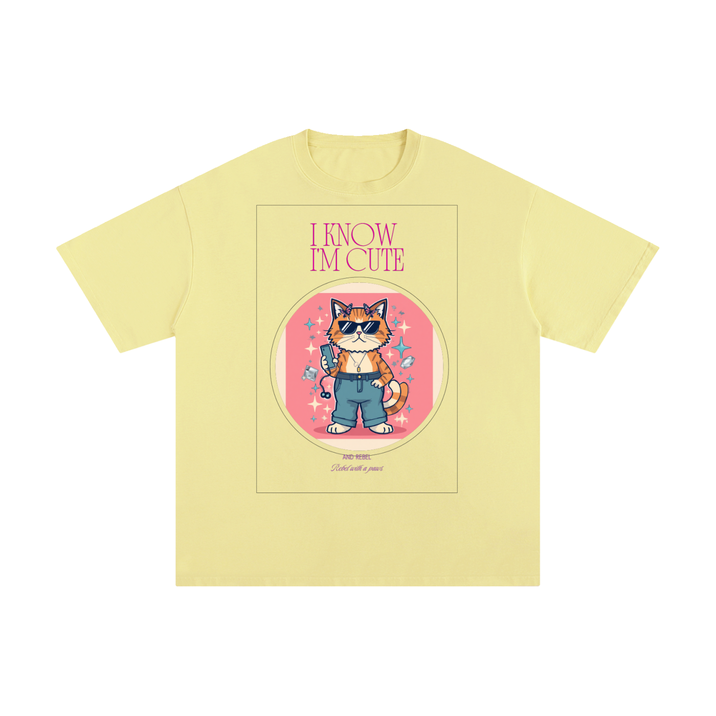 I Know I'm Cute | Funny Cat T-Shirt