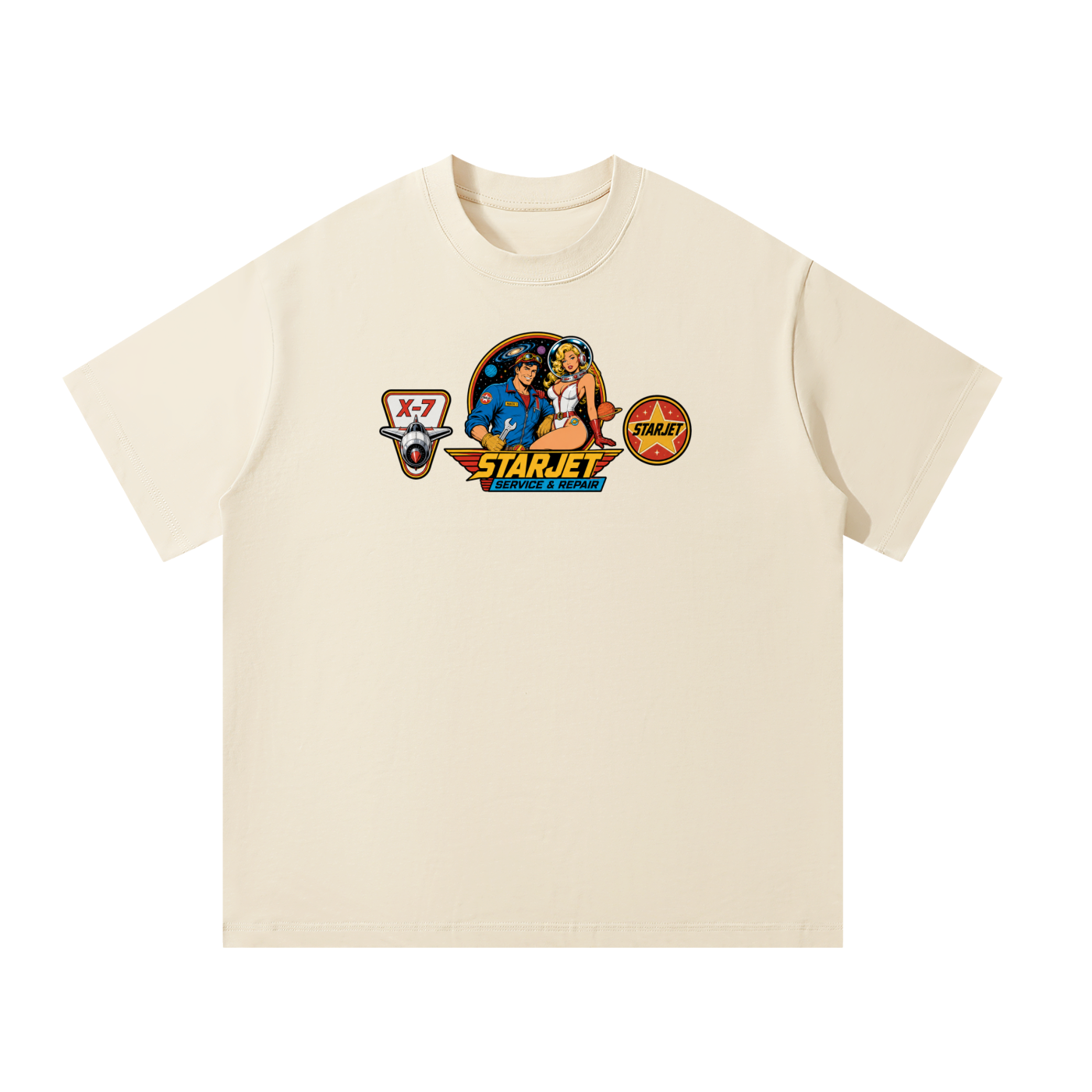 STARJET MECHANIC | Sci-Fi Oversized Tee