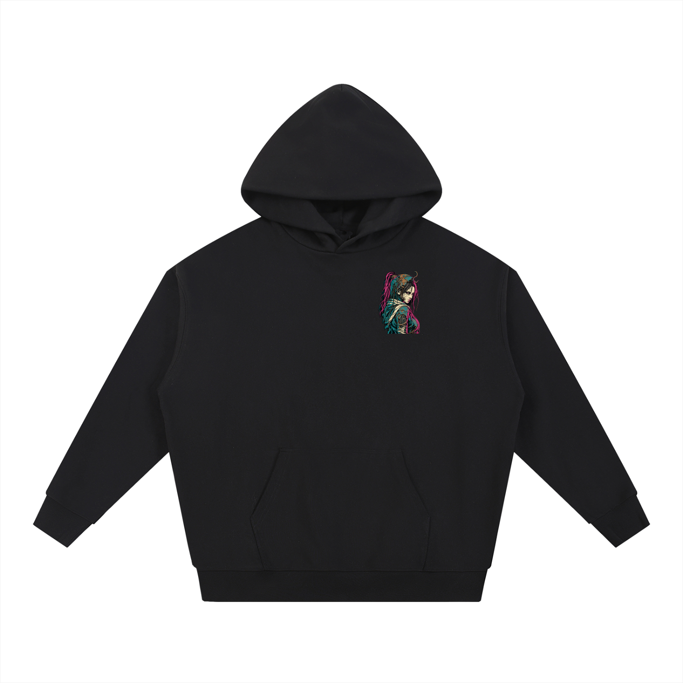 WASTELAND WARRIOR 01 | Dark Sci-Fi Heavyweight Hoodie
