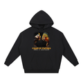 Clash of Empires Hoodie | Samurai vs Aztec Jaguar Warrior Graphic Hoodie