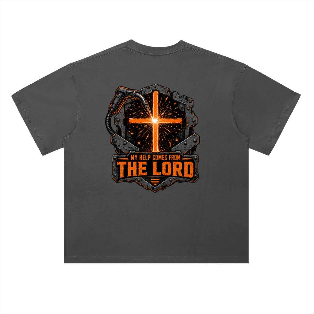 Heavyweight Drop Shoulder Cotton T-Shirt