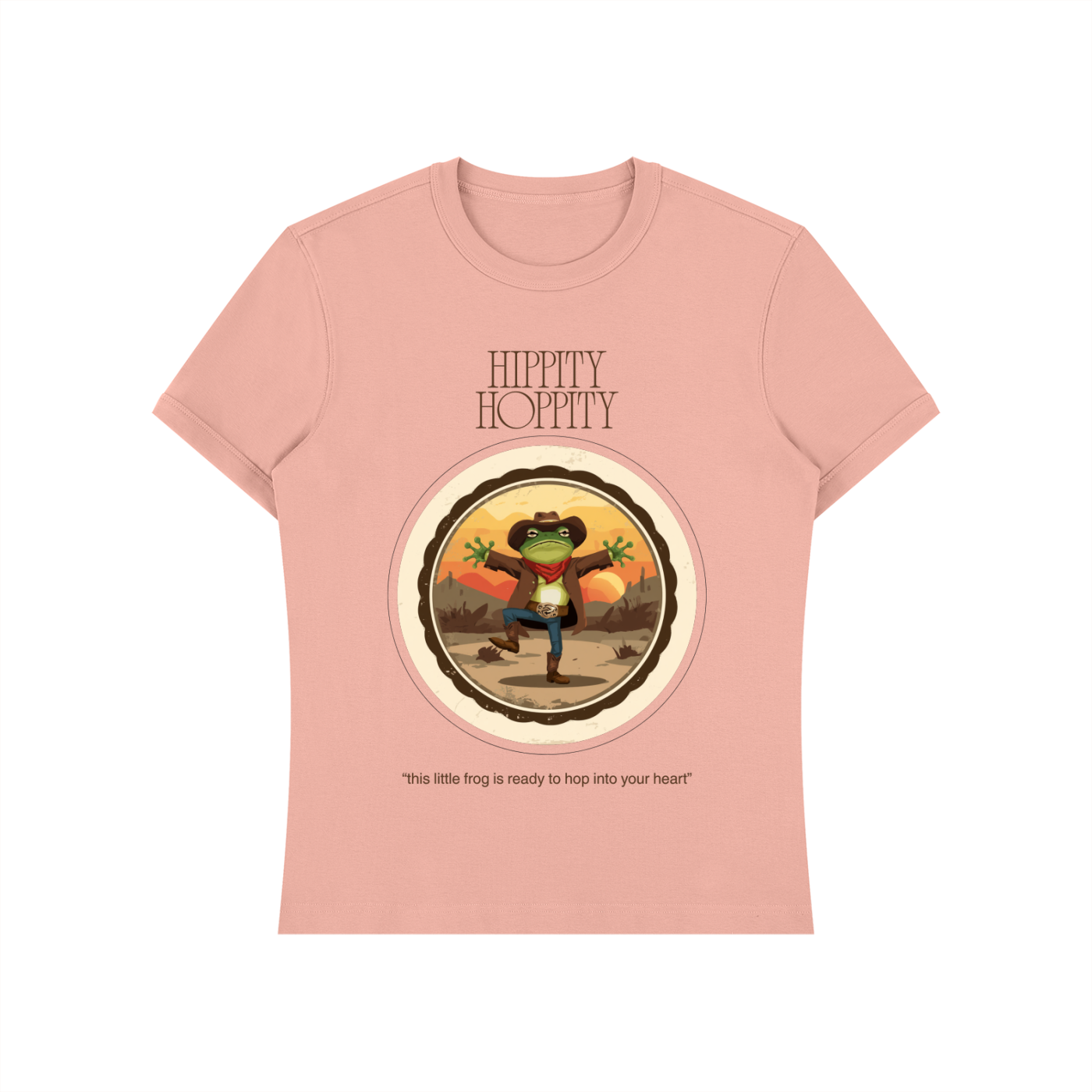 COWBOY FROG Unisex Heavyweight Slim Fit T-Shirt