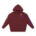 La Última Vuelta Hoodie | Lowrider Calaca Día de los Muertos Graphic Hoodie, Back & Sleeve Print