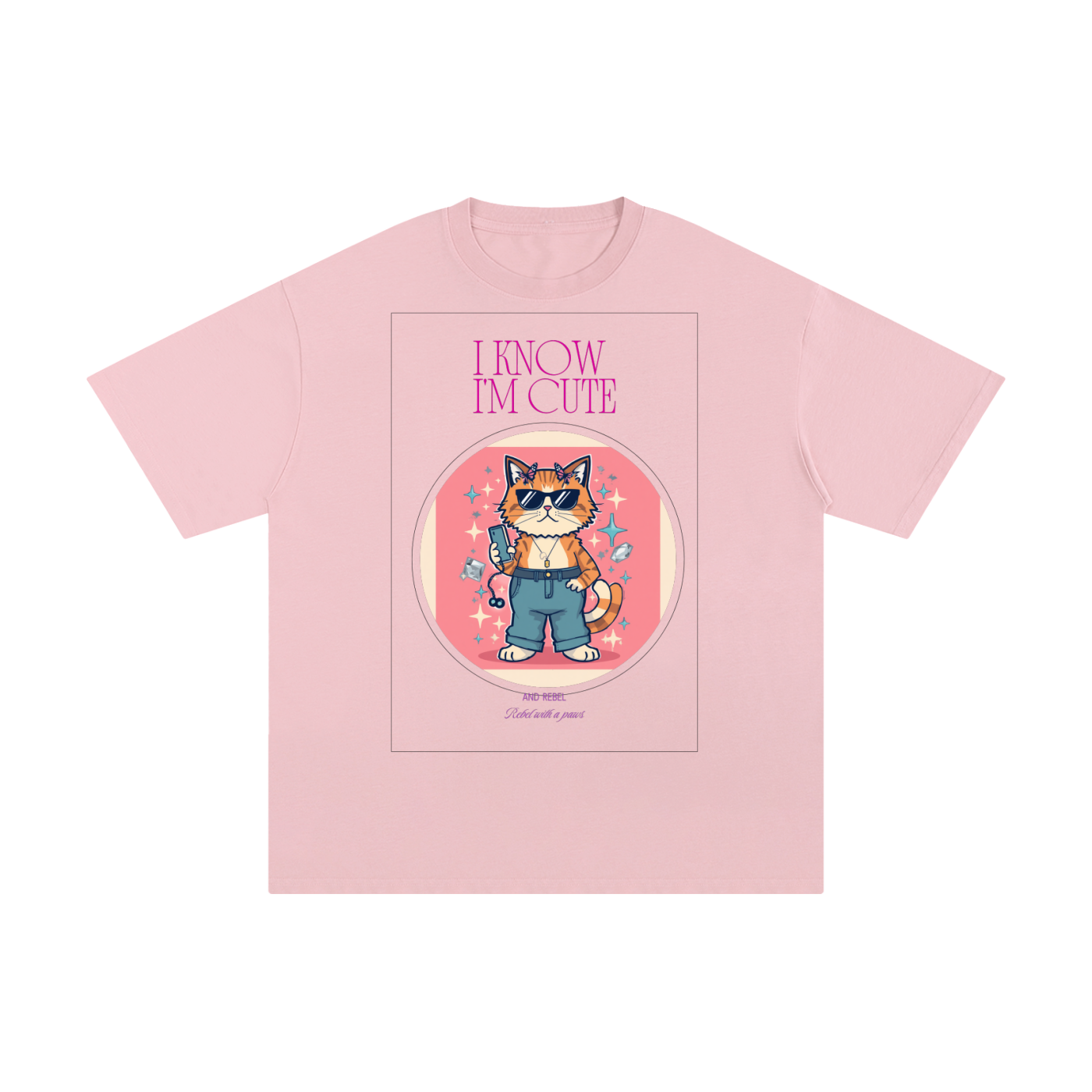 I Know I'm Cute | Funny Cat T-Shirt