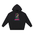 Unbroken Hoodie | Scarred Anime Warrior Graphic Hoodie