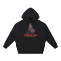 Wasteland Punk Hoodie | Anarchy Punk Girl Graphic Hoodie