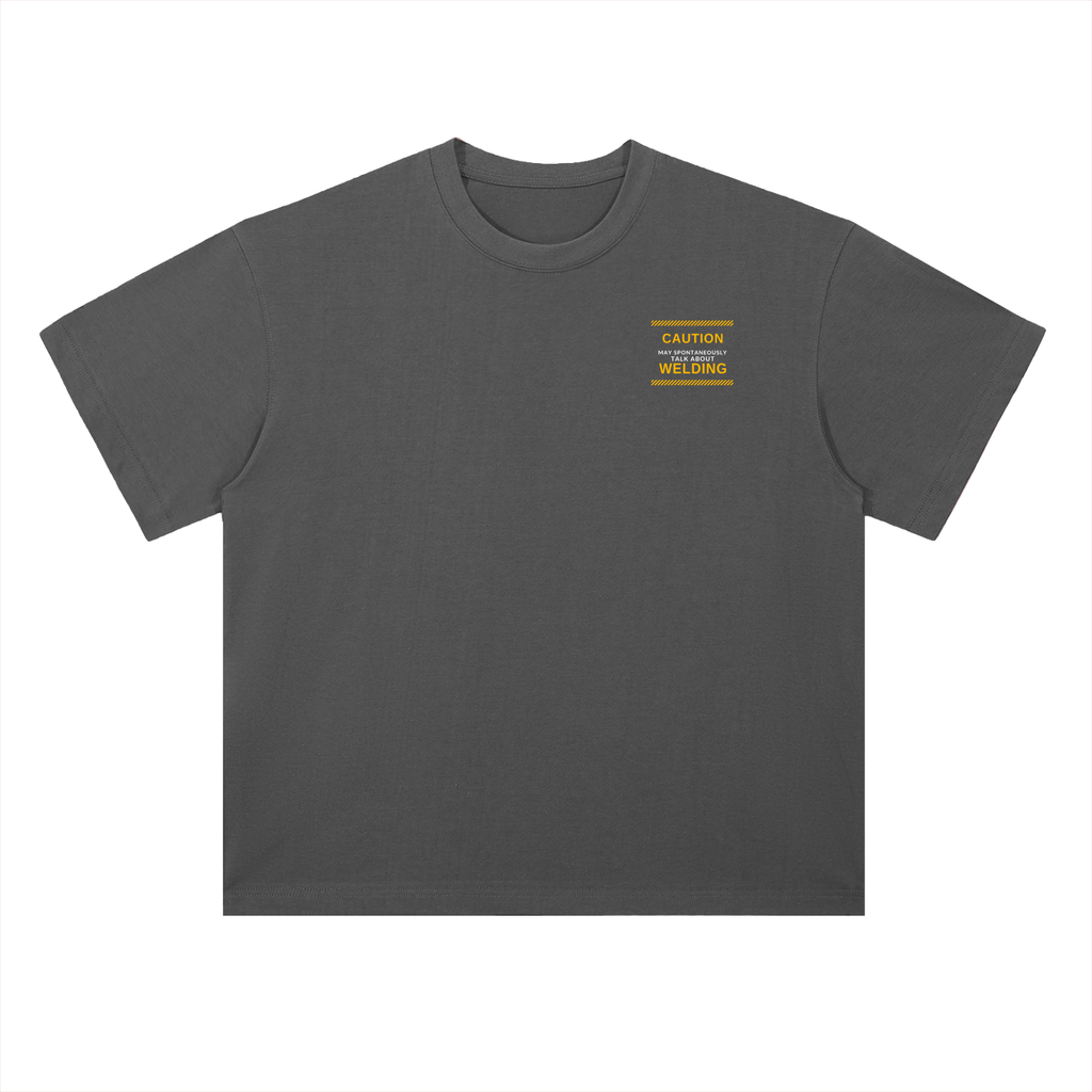 Caution may spontaneous talk about welding Heavyweight Drop Shoulder Cotton T-Shirt