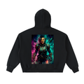 Fleeced Full-Zip Boxy Hoodie