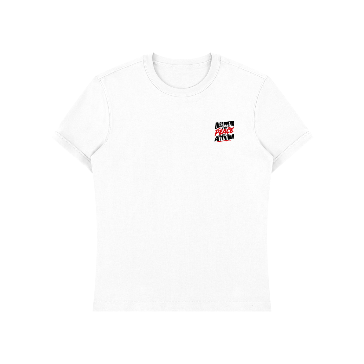 MOTIVATIONAL DISAPEAR. Unisex Heavyweight Slim Fit T-Shirt
