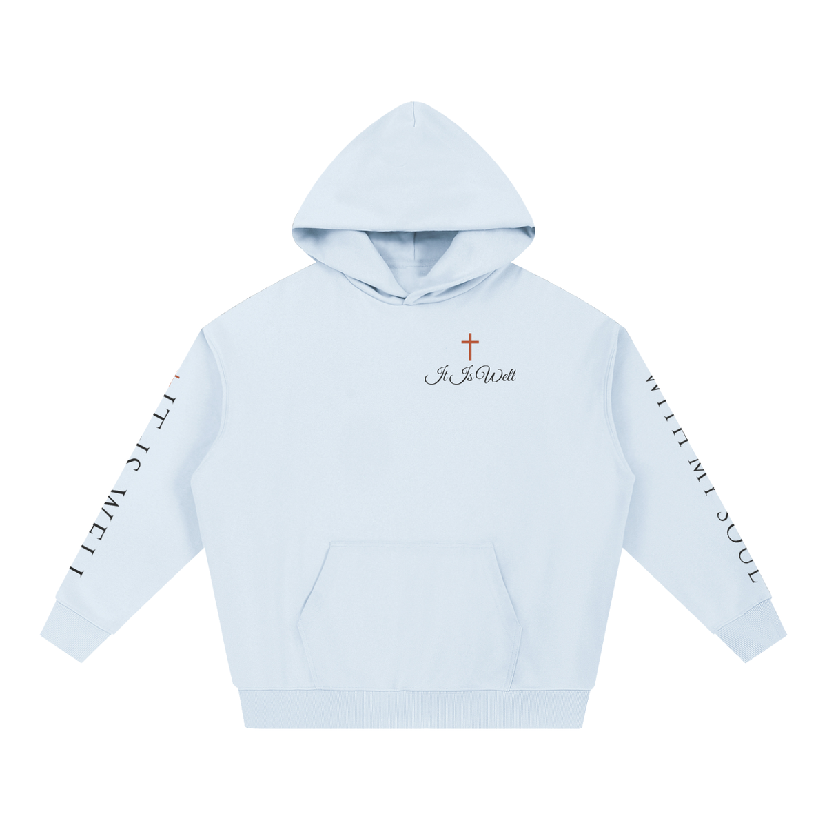 It Is Well With My Soul Hoodie | Vintage Hymn Wildflower Sweatshirt, Christian Botanical Faith Hoodie Gift