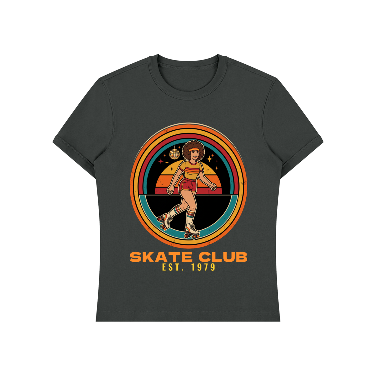 Skate Club Est 1979 Shirt, Vintage Roller Rink Tee, Retro 70s Roller Skating Gift