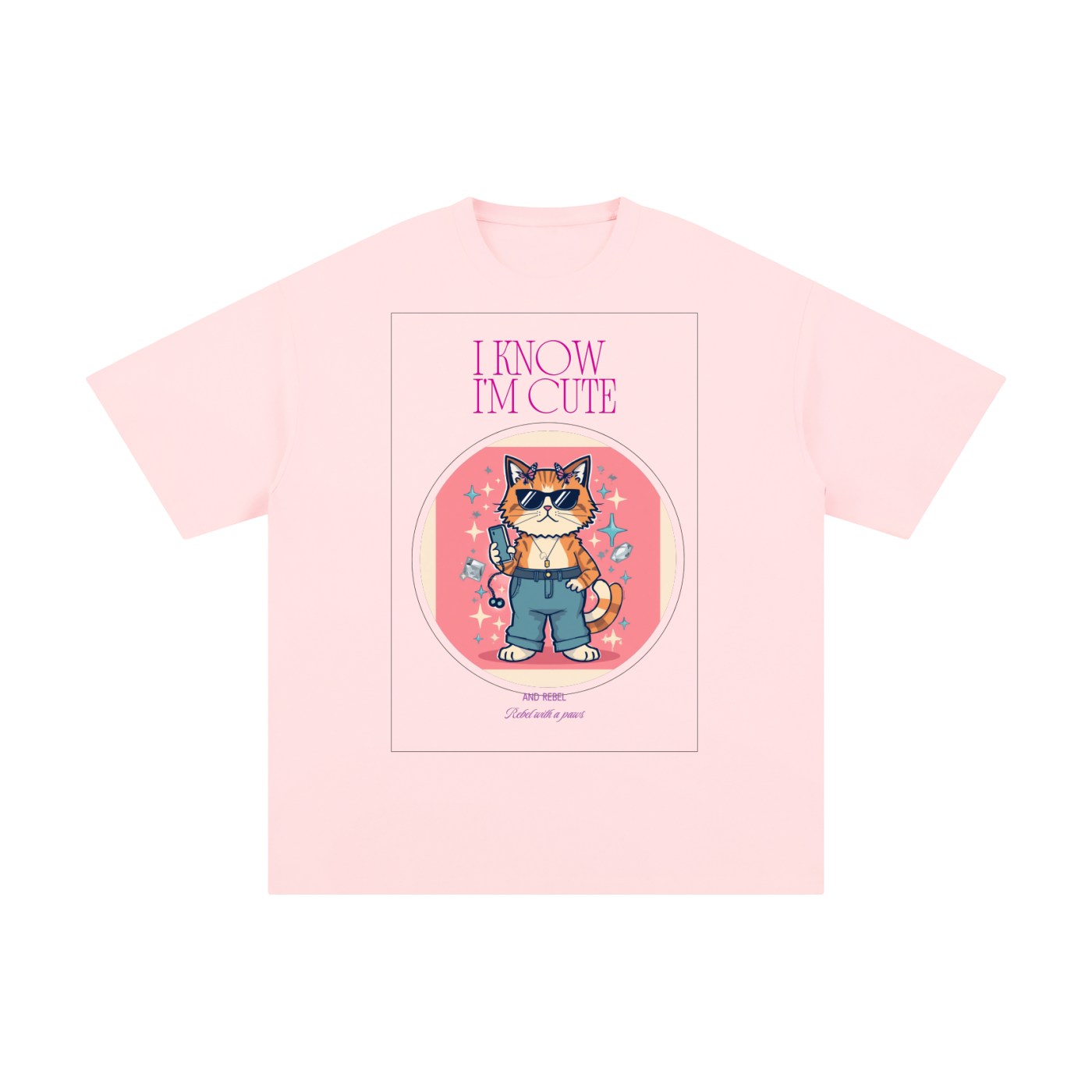 I Know I'm Cute | Funny Cat T-Shirt