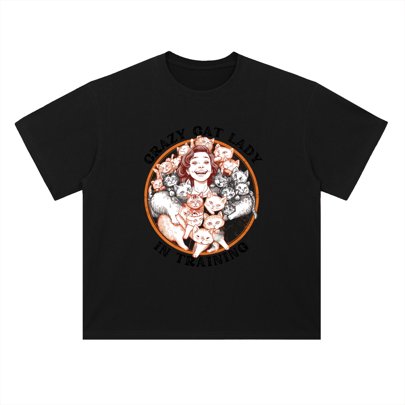 Crazy Cat Lady | Funny Cat Lover Heavyweight T-Shirt