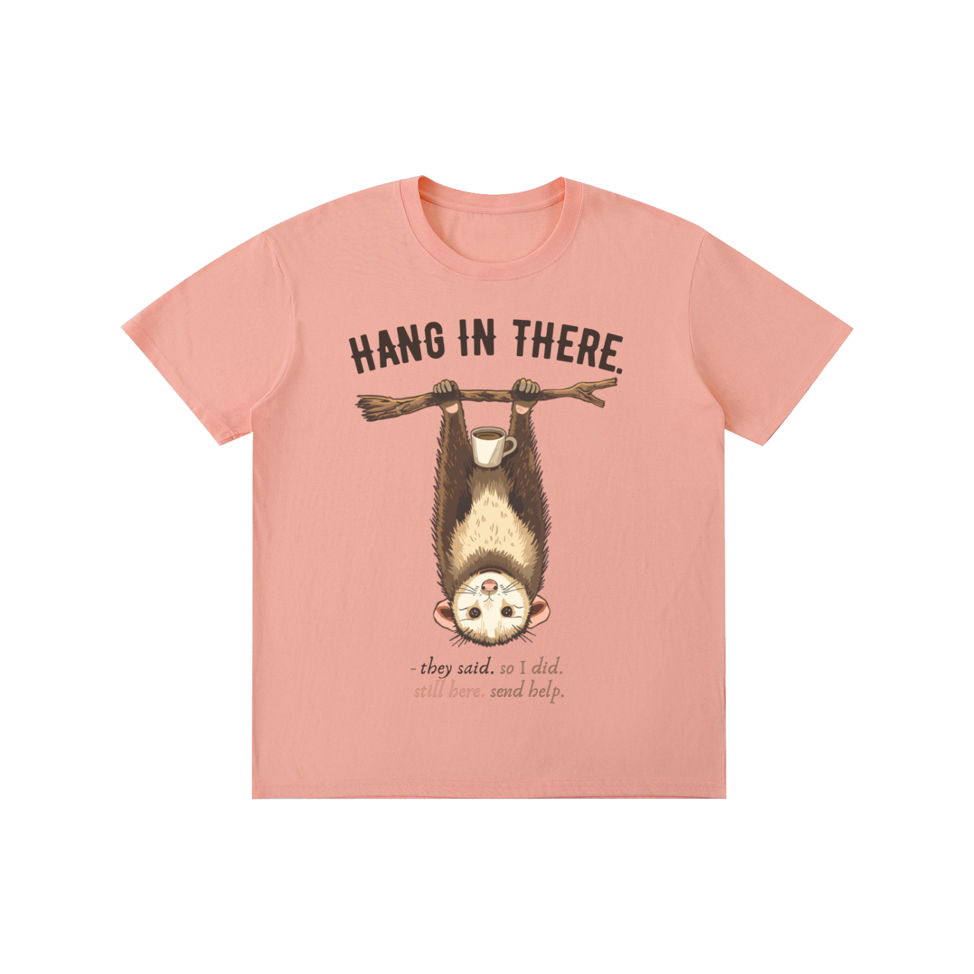 Hang in There | Cute Sloth Coffee T-Shirt