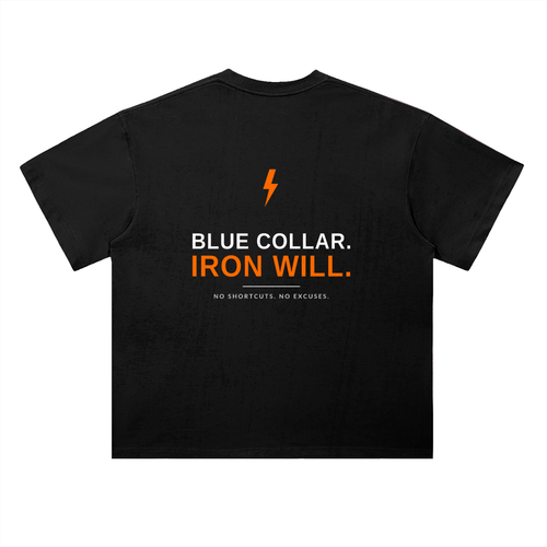 Blue Collar Iron Will Heavyweight Drop Shoulder Cotton T-Shirt