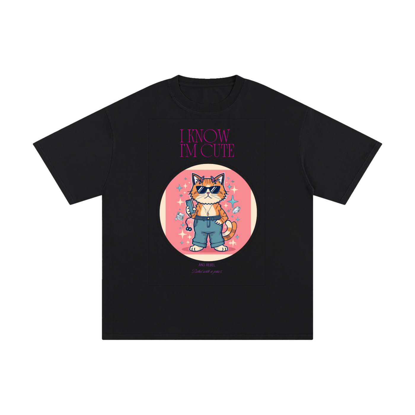 I Know I'm Cute | Funny Cat T-Shirt