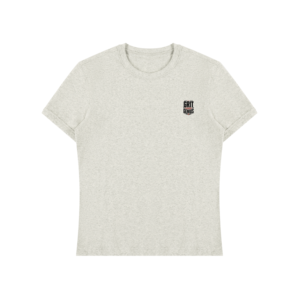 grit over genius Unisex Heavyweight Slim Fit T-Shirt