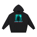 Lone Wolf Hoodie | Cyberpunk Wolf Sci-Fi Graphic Hoodie