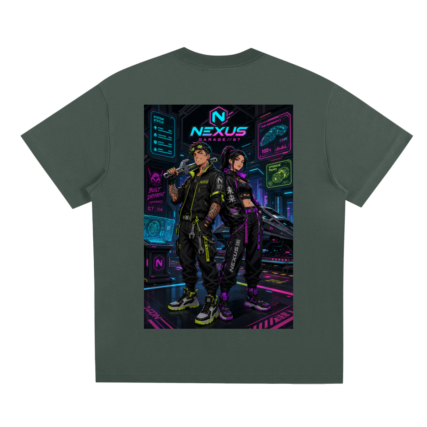 nexus garage futuris design Sorona Quick-Dry Cooling T-Shirt