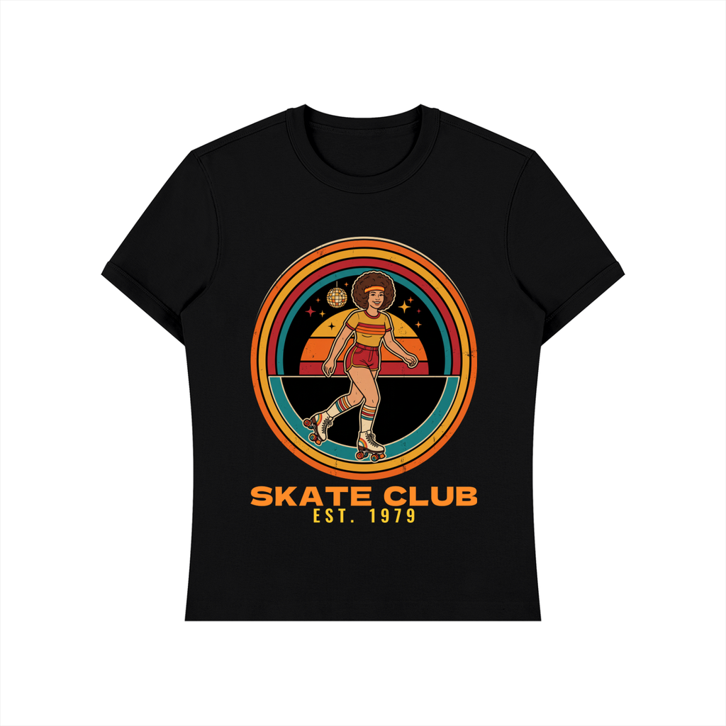 Skate Club Est 1979 Shirt, Vintage Roller Rink Tee, Retro 70s Roller Skating Gift