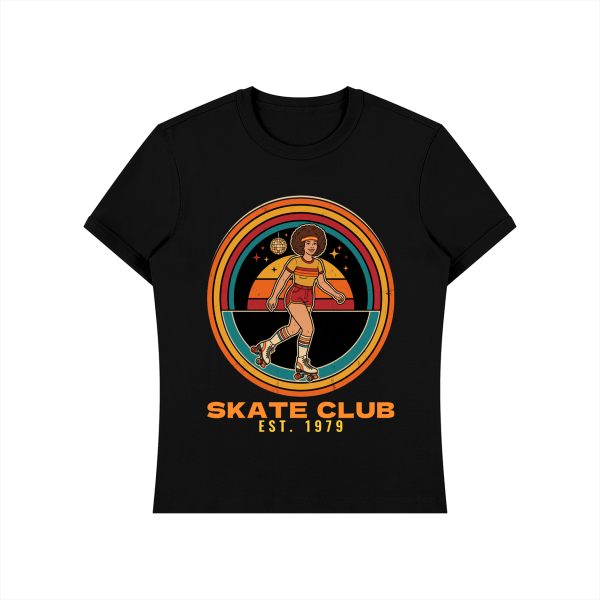 Skate Club Est 1979 Shirt, Vintage Roller Rink Tee, Retro 70s Roller Skating Gift