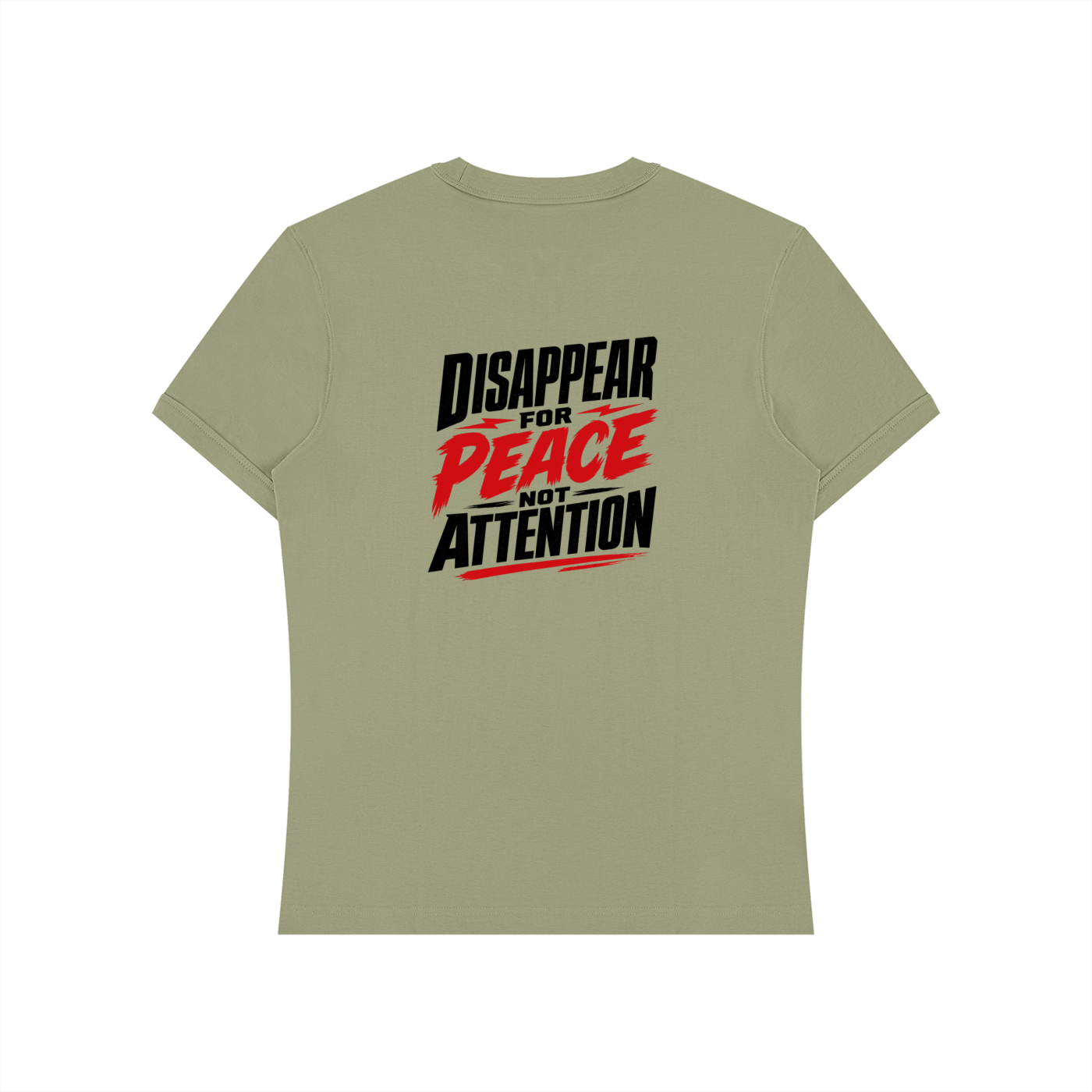 MOTIVATIONAL DISAPEAR. Unisex Heavyweight Slim Fit T-Shirt