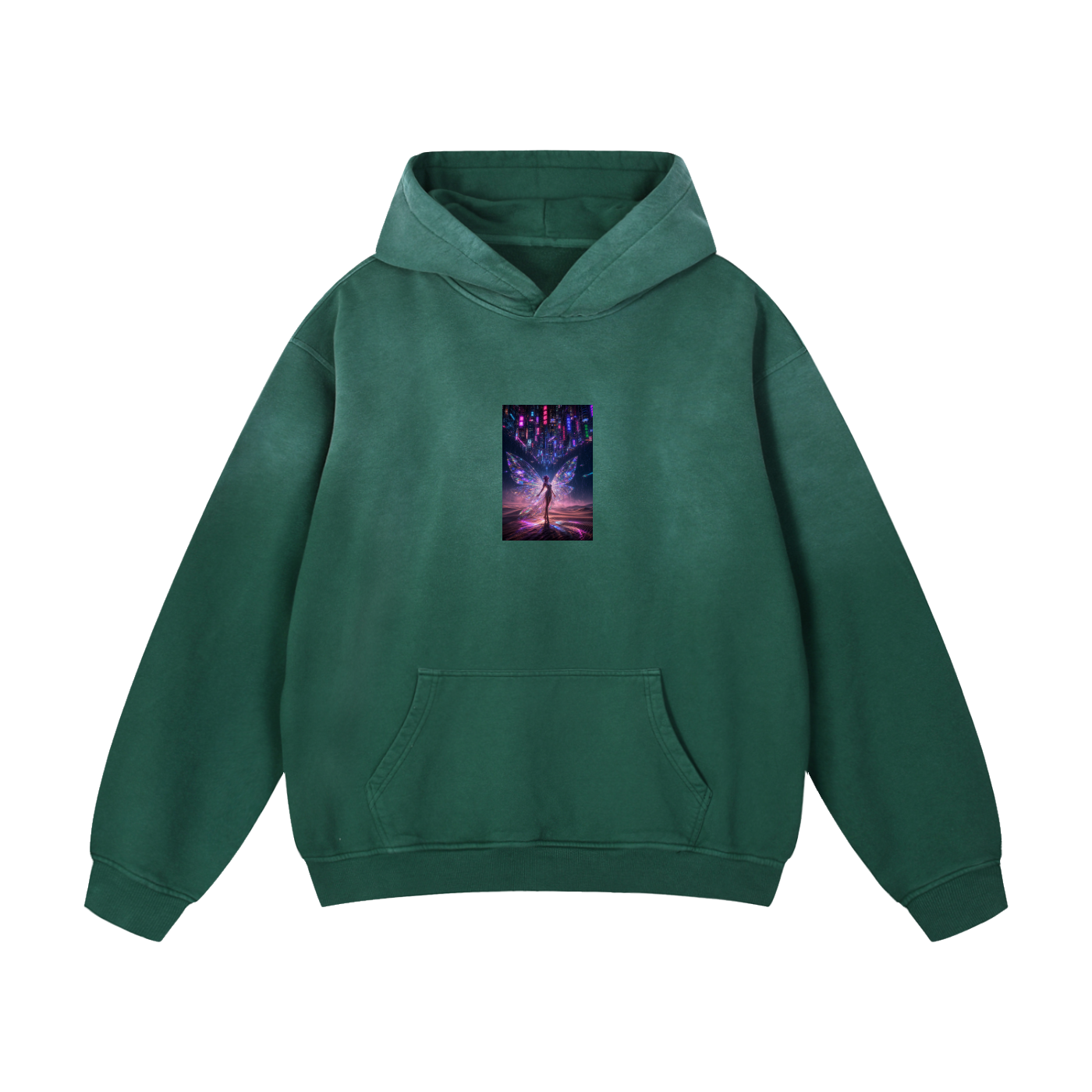 WASTELAND WARRIOR 07 | Dark Sci-Fi Oversized Heavyweight Hoodie