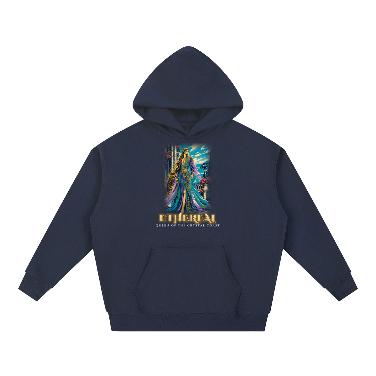 Ethereal Queen Hoodie | Fantasy Queen Graphic Hoodie