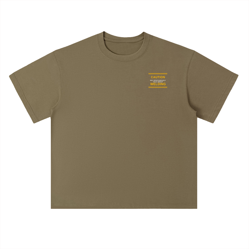 Caution may spontaneous talk about welding Heavyweight Drop Shoulder Cotton T-Shirt