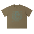 HUMAN CLONE VECTOR SCI FI Heavyweight Drop Shoulder Cotton T-Shirt