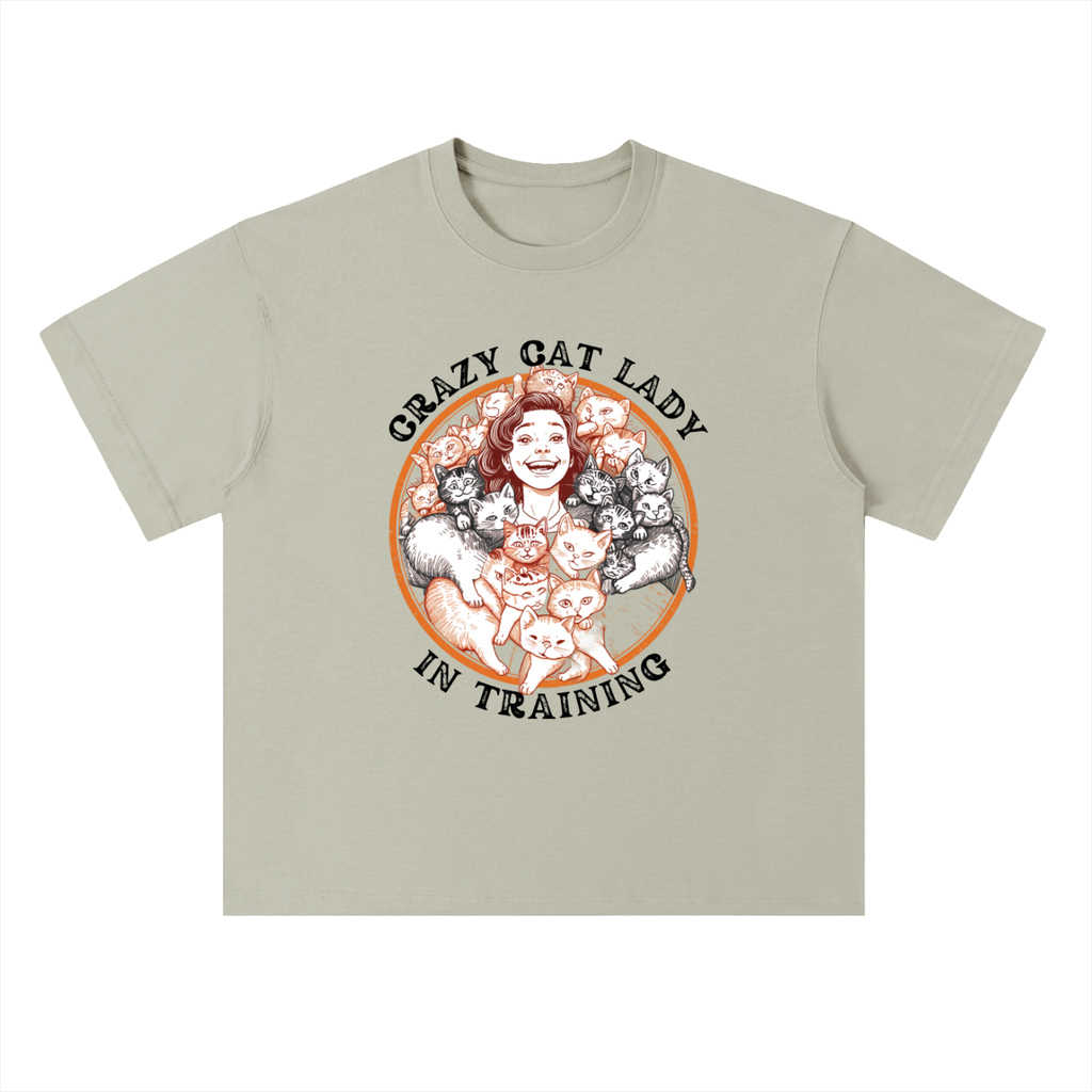 Crazy Cat Lady | Funny Cat Lover Heavyweight T-Shirt